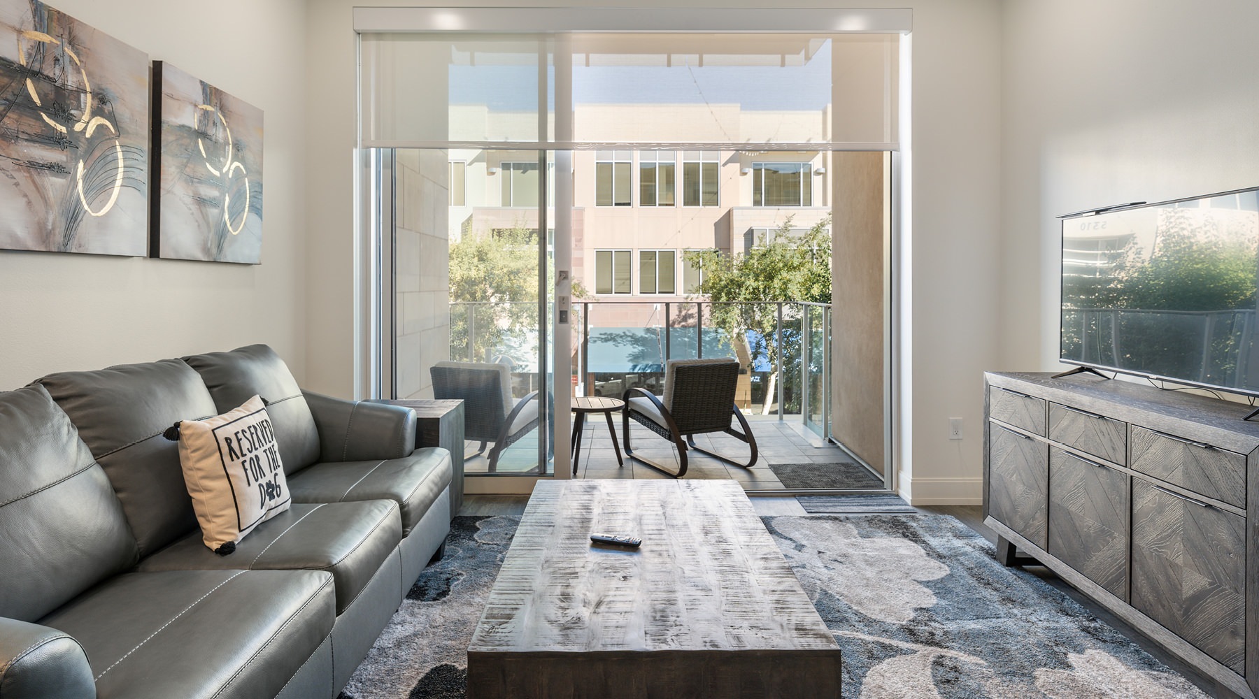 The essence of exceptional living Open space living area with natural lighting